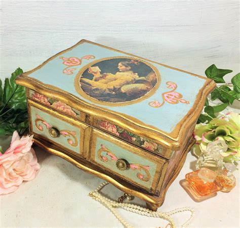 vintage metal jewelry music box|old antique music boxes.